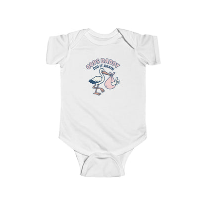 Oops Daddy Did it Again - Baby Bodysuit - Special Delivery in Pink