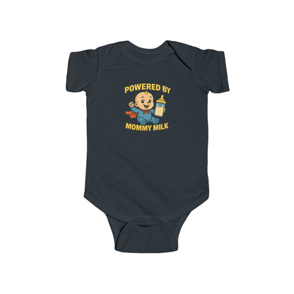 Powered by Mommy Milk - Baby Bodysuit - Hero Jack