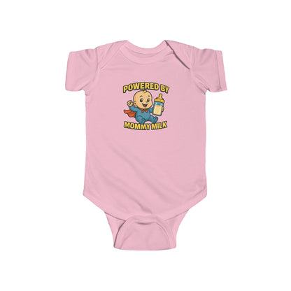 Powered by Mommy Milk - Baby Bodysuit - Hero Jack