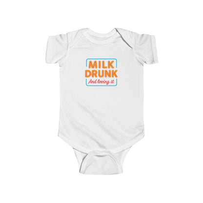 Milk Drunk and Loving It - Baby Bodysuit - Neon