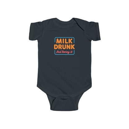 Milk Drunk and Loving It - Baby Bodysuit - Neon