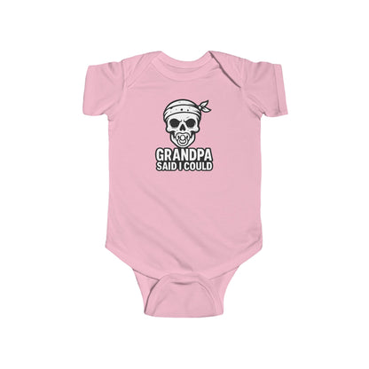 Grandpa Said I Could - Baby Bodysuit - Skull Sucker