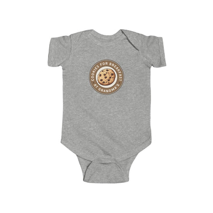 Cookies for Breakfast at Grandma's - Baby Bodysuit - Modern Stamp