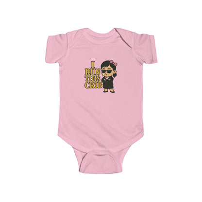 I Run This Crib - Baby Bodysuit - Boss Sofie