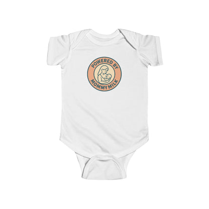 Powered by Mommy Milk - Baby Bodysuit - Love Stamp