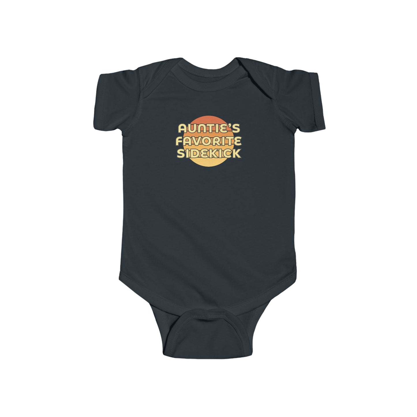 Auntie's Favorite Sidekick - Baby Bodysuit - on Key West Sunset