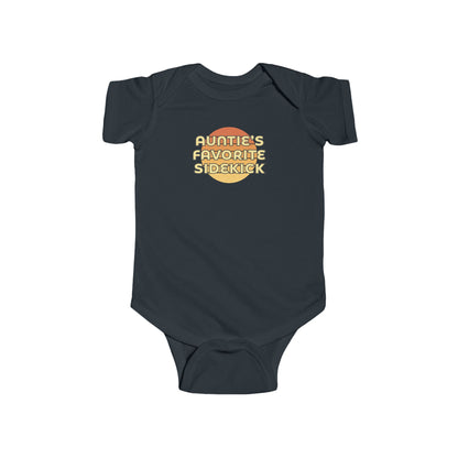 Auntie's Favorite Sidekick - Baby Bodysuit - on Key West Sunset