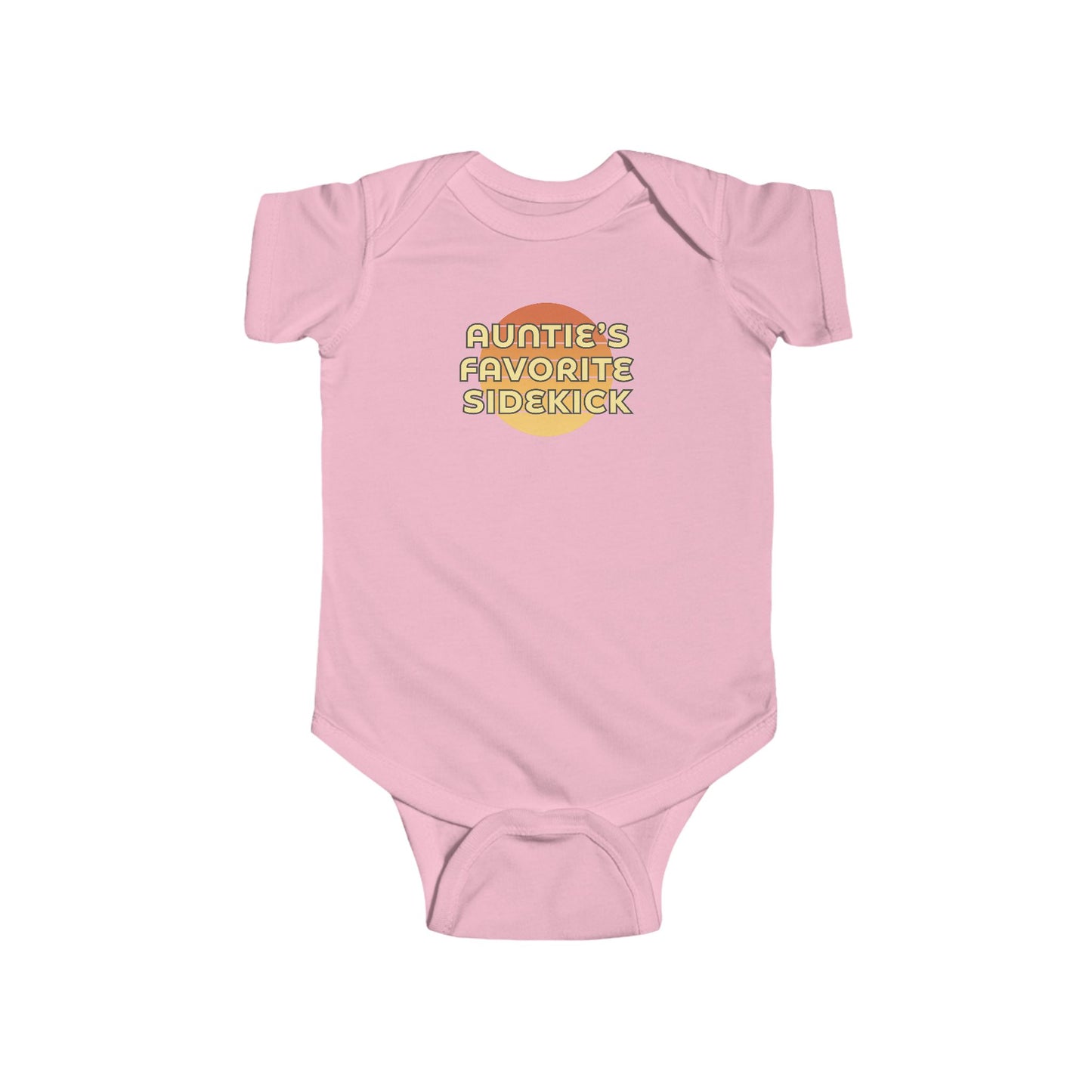 Auntie's Favorite Sidekick - Baby Bodysuit - on Key West Sunset