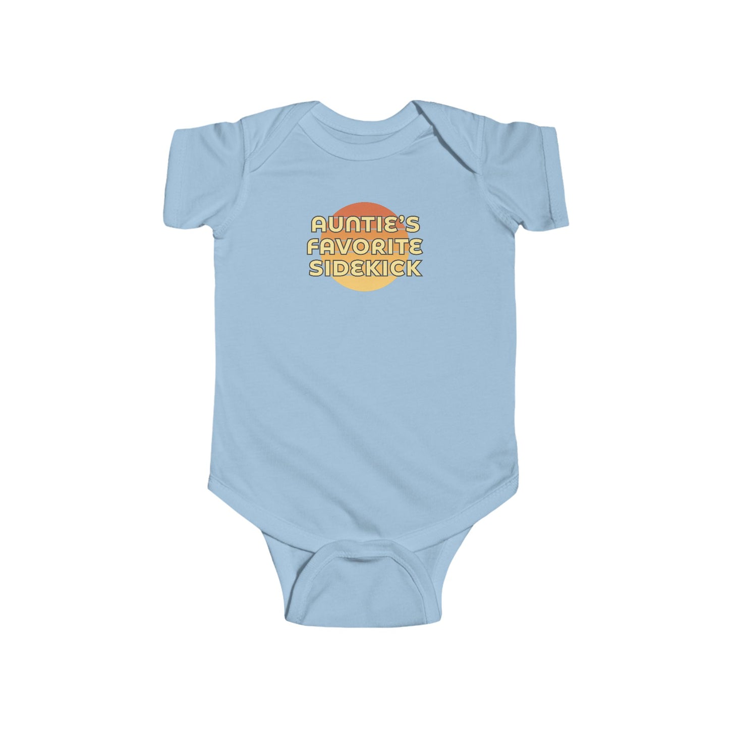 Auntie's Favorite Sidekick - Baby Bodysuit - on Key West Sunset