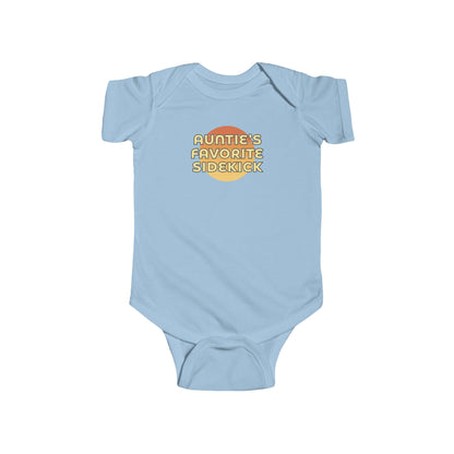 Auntie's Favorite Sidekick - Baby Bodysuit - on Key West Sunset