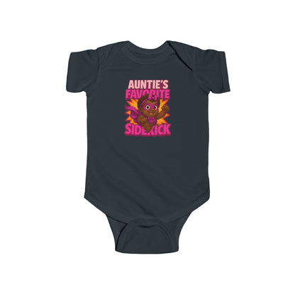 Auntie's Favorite Sidekick - Baby Bodysuit - Hero Eva