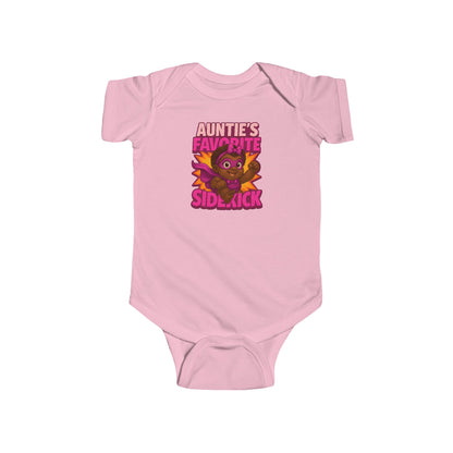Auntie's Favorite Sidekick - Baby Bodysuit - Hero Eva