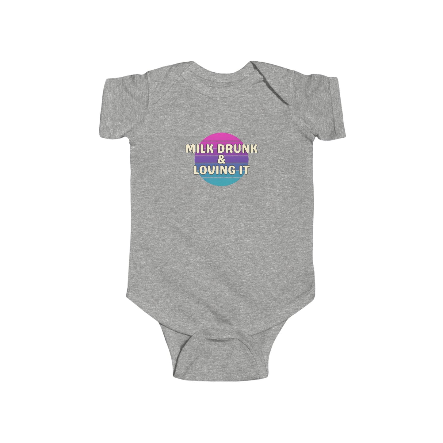 Milk Drunk and Loving It - Baby Bodysuit - on Dallas Sunset
