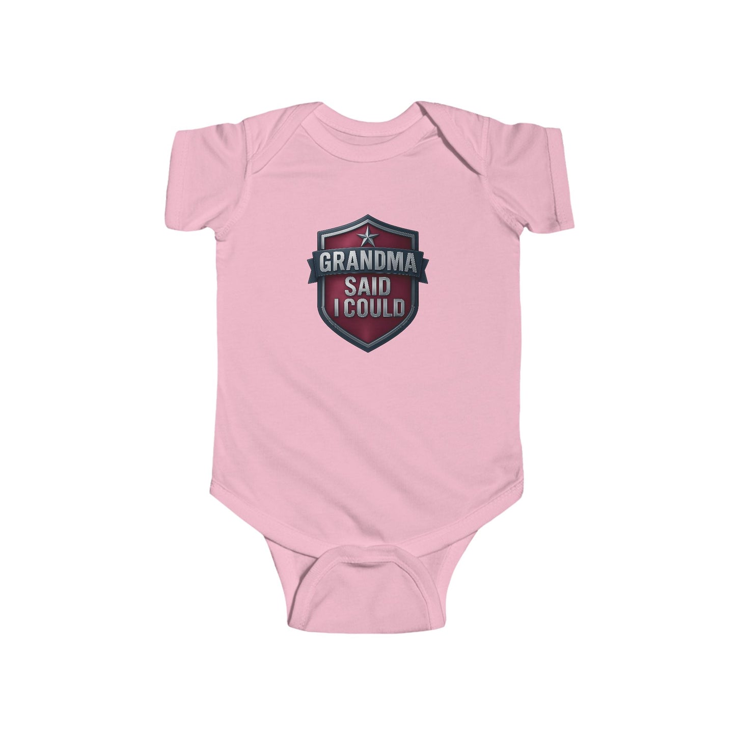 Grandma Said I Could - Baby Bodysuit - Red Shield