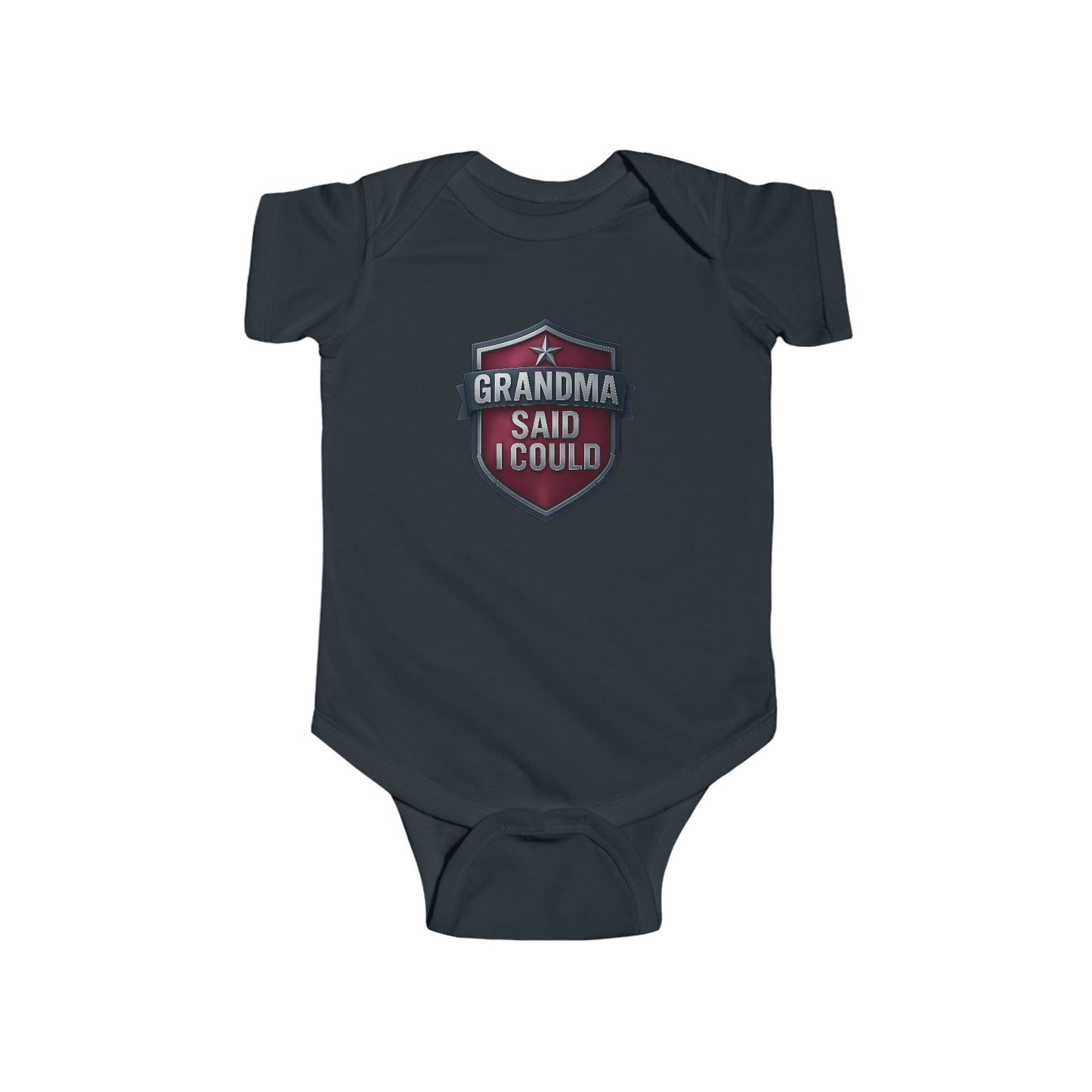 Grandma Said I Could - Baby Bodysuit - Red Shield