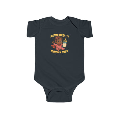 Powered by Mommy Milk - Baby Bodysuit - Hero Eva