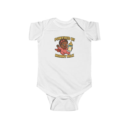 Powered by Mommy Milk - Baby Bodysuit - Hero Eva