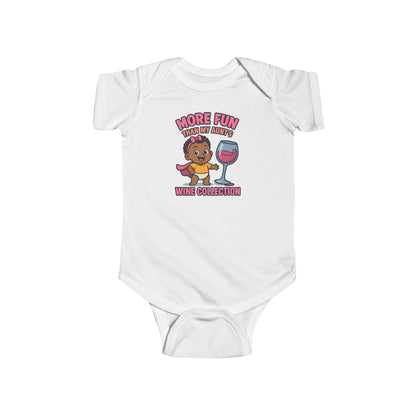 More Fun than my Aunt's Wine Collection - Baby Bodysuit - Eva