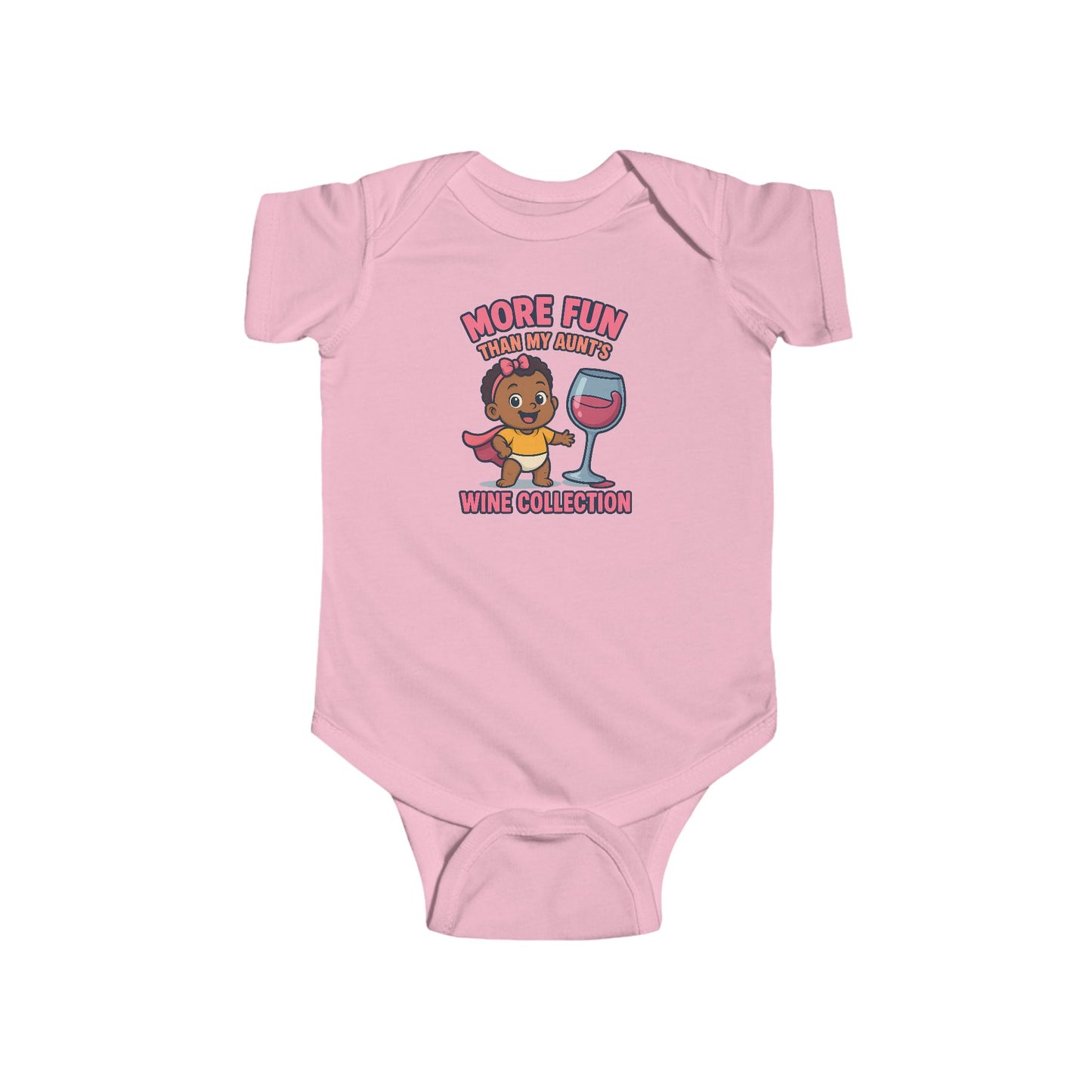 More Fun than my Aunt's Wine Collection - Baby Bodysuit - Eva
