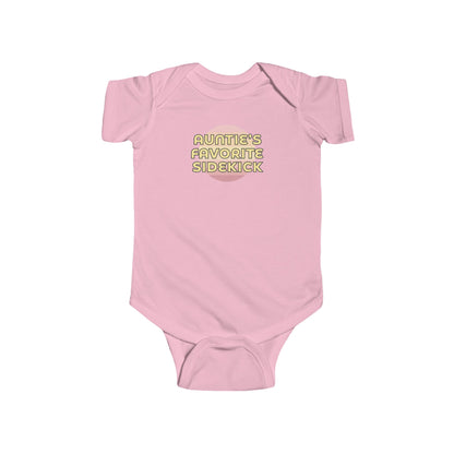 Auntie's Favorite Sidekick - Baby Bodysuit - on Savannah Sunset