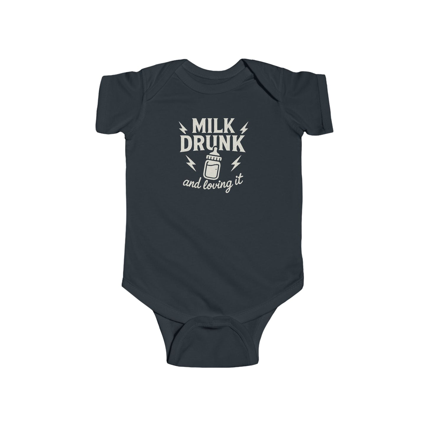 Milk Drunk and Loving It - Baby Bodysuit - Rocker