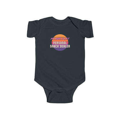 My Aunt is My Personal Snack Dealer - Baby Bodysuit - on Miami Sunset