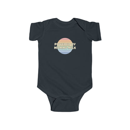 Powered by Mommy Milk - Baby Bodysuit - on San Diego Sunset
