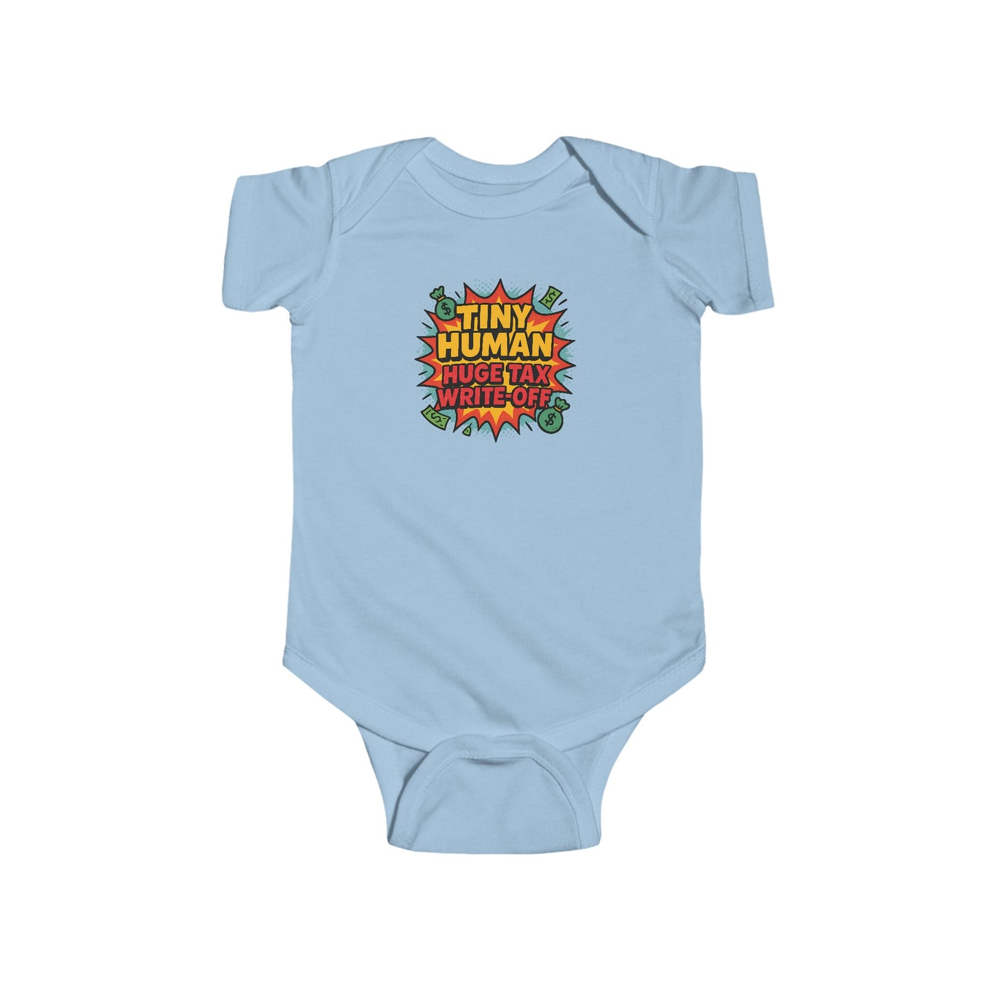 Tiny Human, Huge Tax Write-Off - Baby Bodysuit - Comic Boom