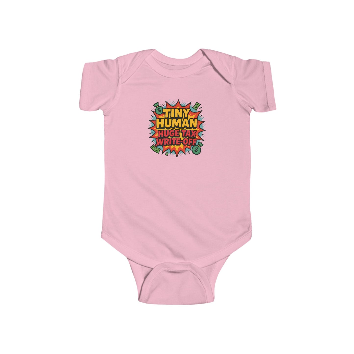 Tiny Human, Huge Tax Write-Off - Baby Bodysuit - Comic Boom