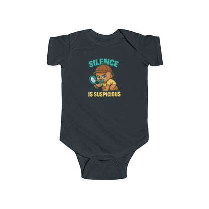 Silence is Suspicious - Baby Bodysuit - Detective Austin