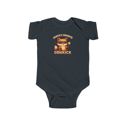 Auntie's Favorite Sidekick - Baby Bodysuit - Super Fox
