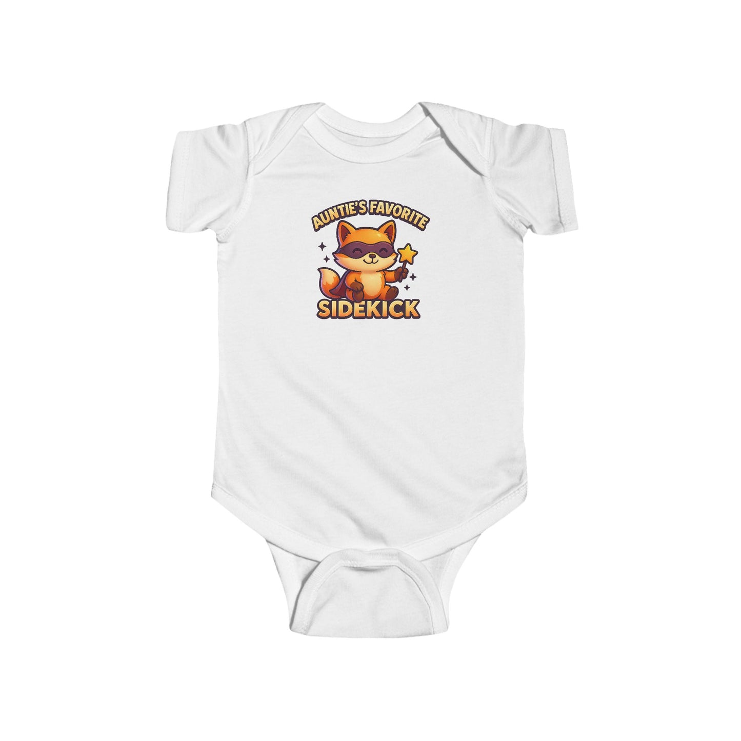 Auntie's Favorite Sidekick - Baby Bodysuit - Super Fox