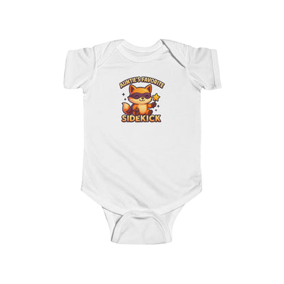 Auntie's Favorite Sidekick - Baby Bodysuit - Super Fox