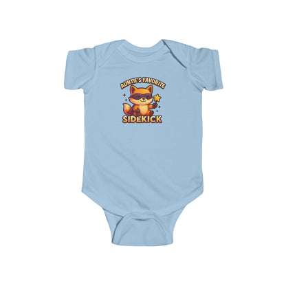Auntie's Favorite Sidekick - Baby Bodysuit - Super Fox