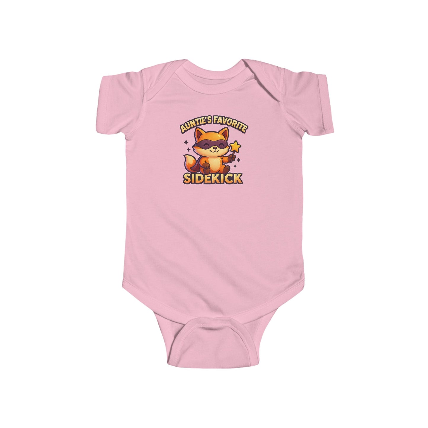 Auntie's Favorite Sidekick - Baby Bodysuit - Super Fox