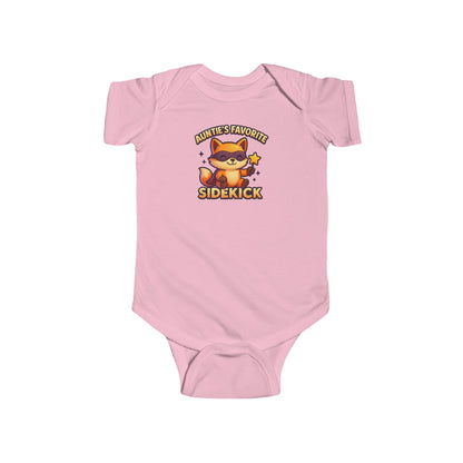 Auntie's Favorite Sidekick - Baby Bodysuit - Super Fox