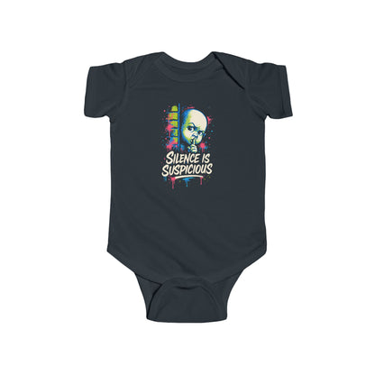 Silence is Suspicious - Baby Bodysuit - Hush