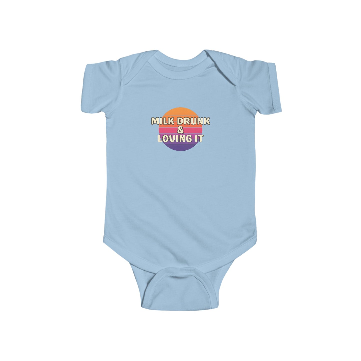 Milk Drunk and Loving It - Baby Bodysuit - on Miami Sunset