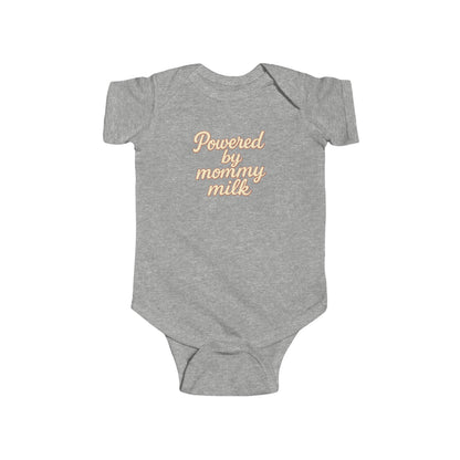 Powered by Mommy Milk - Baby Bodysuit - in Elegant Vanilla