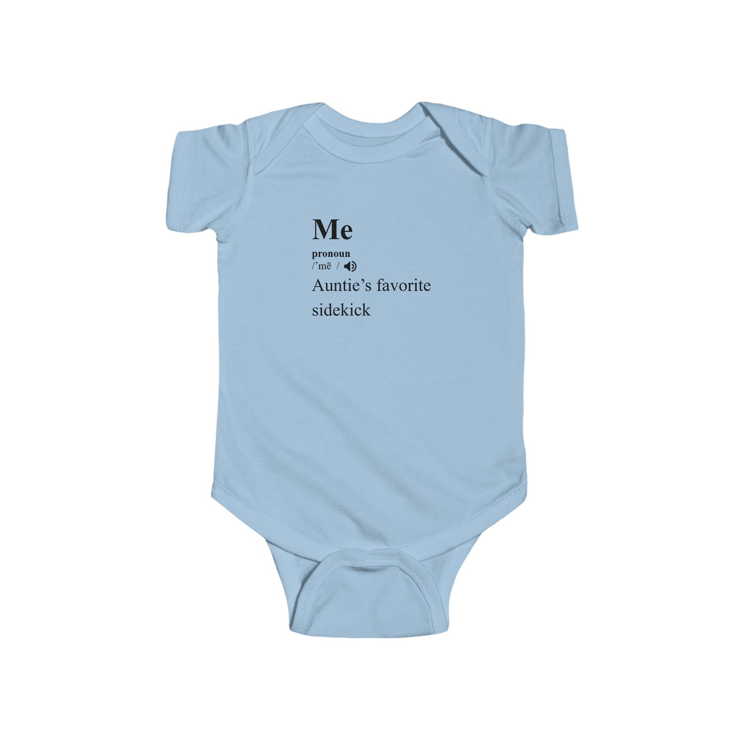 Auntie's Favorite Sidekick - Baby Bodysuit - Definitively
