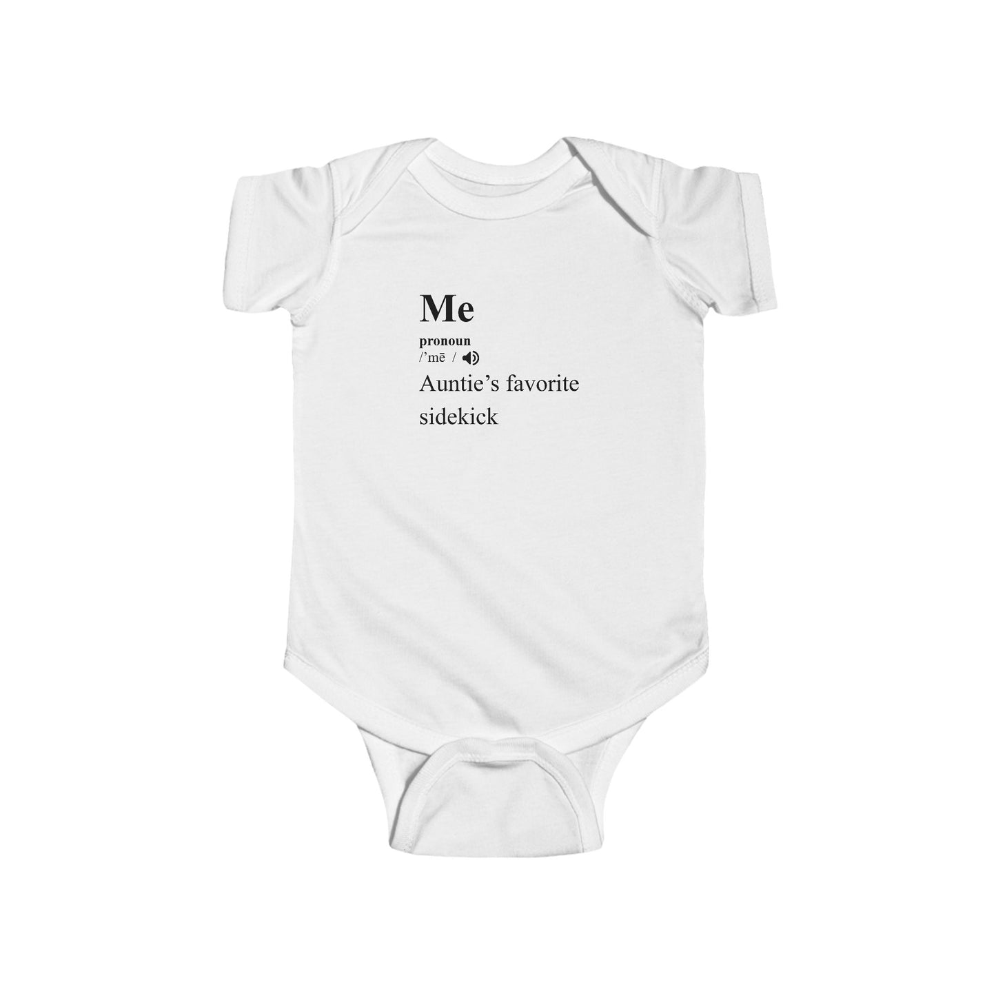 Auntie's Favorite Sidekick - Baby Bodysuit - Definitively