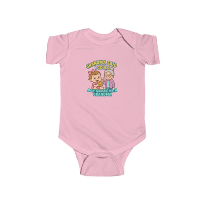 Grandma Said I Could, Don't Argue with Grandma - Baby Bodysuit - Charlotte
