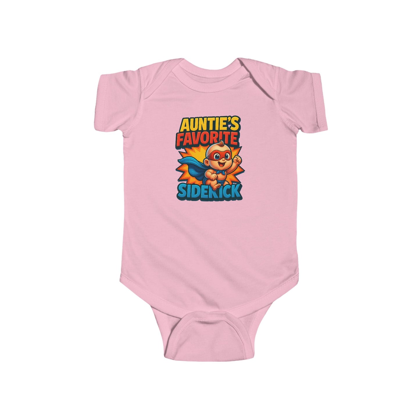Auntie's Favorite Sidekick - Baby Bodysuit - Hero Jack