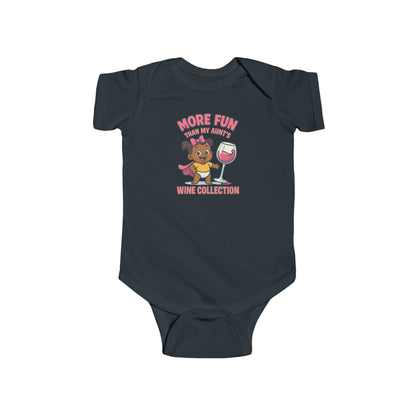More Fun than my Aunt's Wine Collection - Baby Bodysuit - Lily