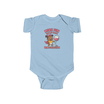 More Fun than my Aunt's Wine Collection - Baby Bodysuit - Lily