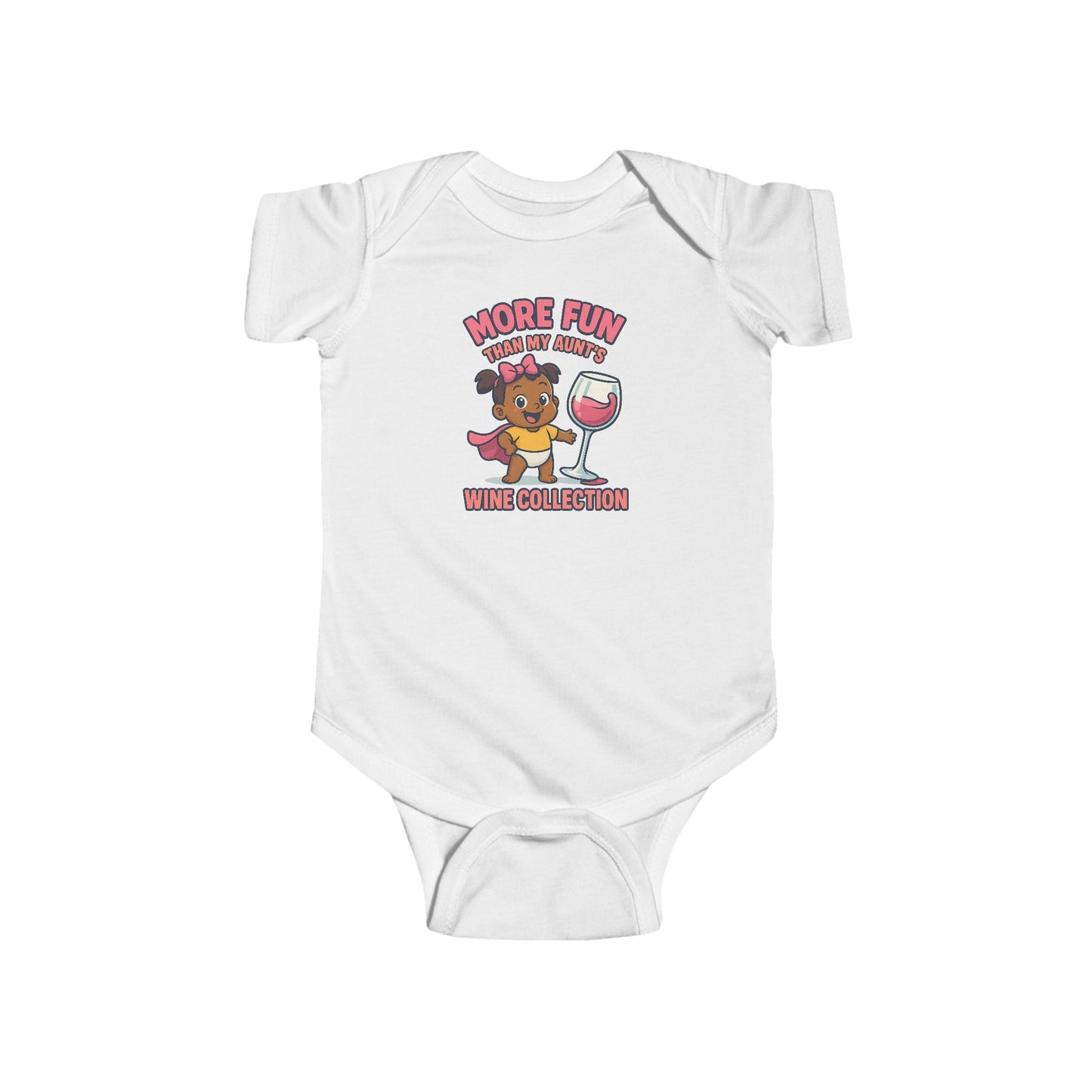 More Fun than my Aunt's Wine Collection - Baby Bodysuit - Lily