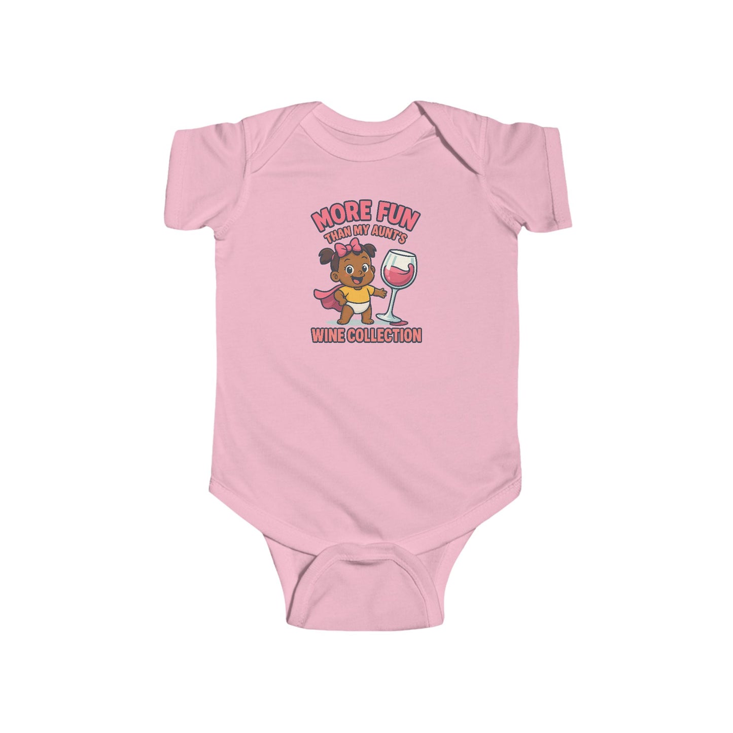 More Fun than my Aunt's Wine Collection - Baby Bodysuit - Lily