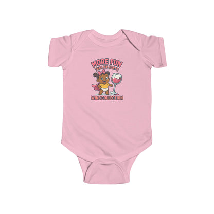 More Fun than my Aunt's Wine Collection - Baby Bodysuit - Lily