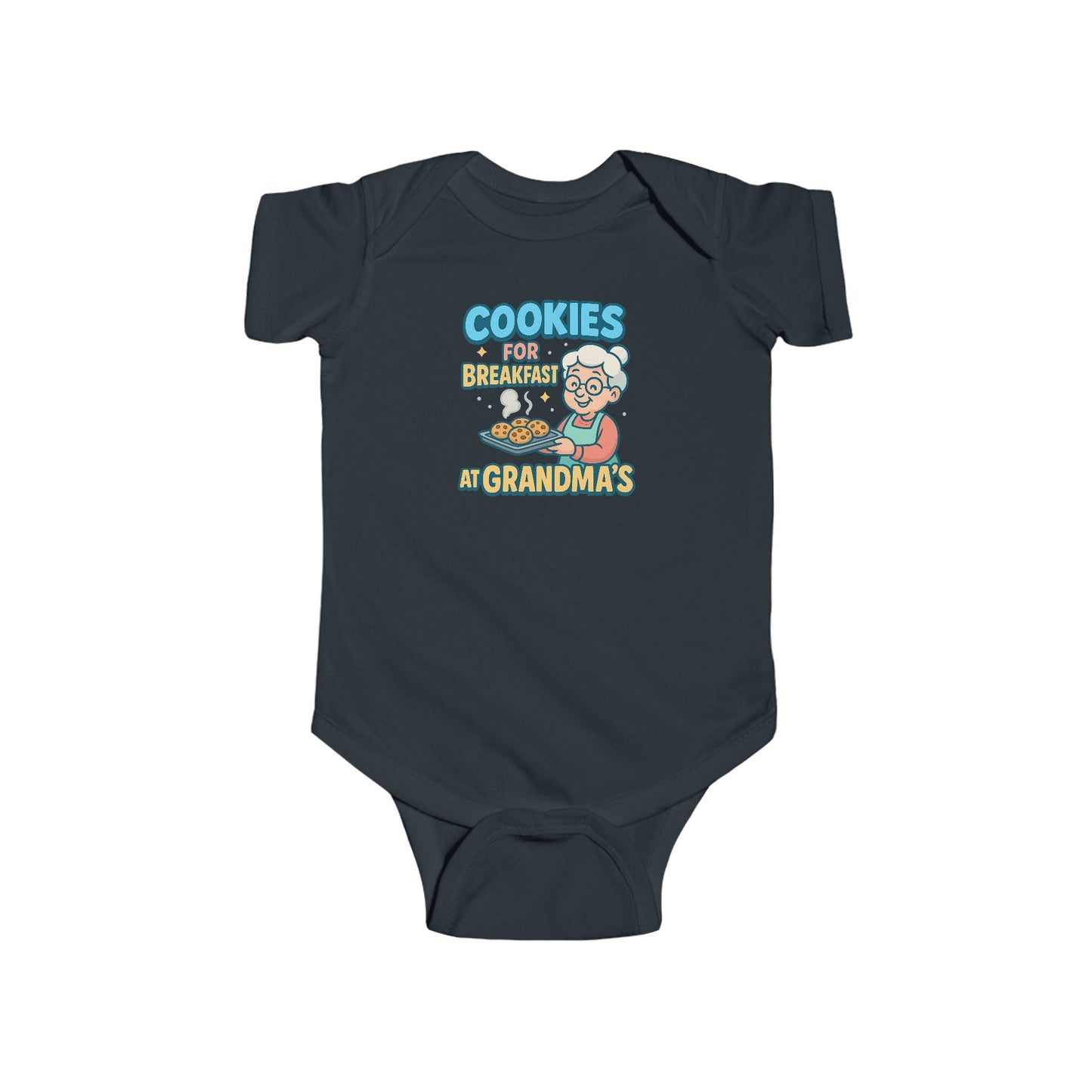 Cookies for Breakfast at Grandma's - Baby Bodysuit - Grandma's Best