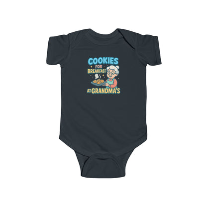 Cookies for Breakfast at Grandma's - Baby Bodysuit - Grandma's Best